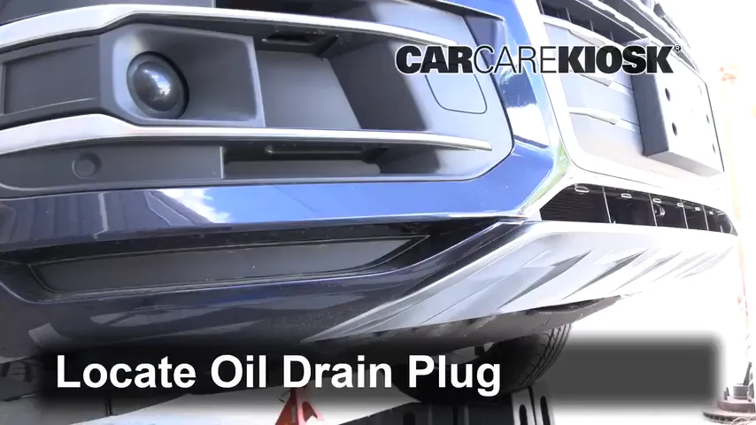2017 Audi Q7 Premium 3.0L V6 Supercharged Oil Change Oil and Oil Filter